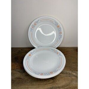 4 CORELLE APRICOT GROVE 6-3/4" Bread Dessert Side Plates Set